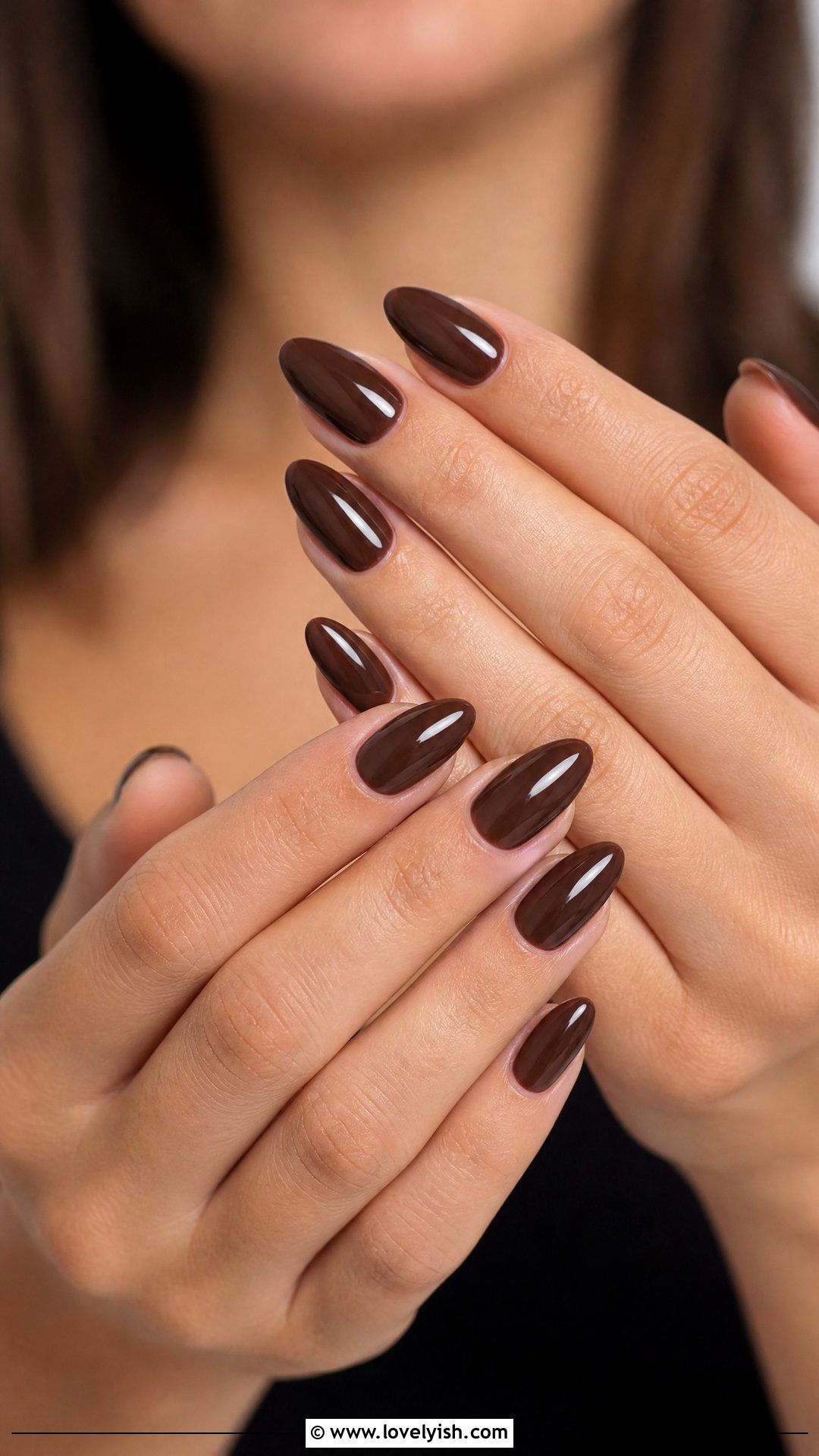 Espresso Brown Builder Gel Nails - 50 builder gel nails - 50 builder gel nails