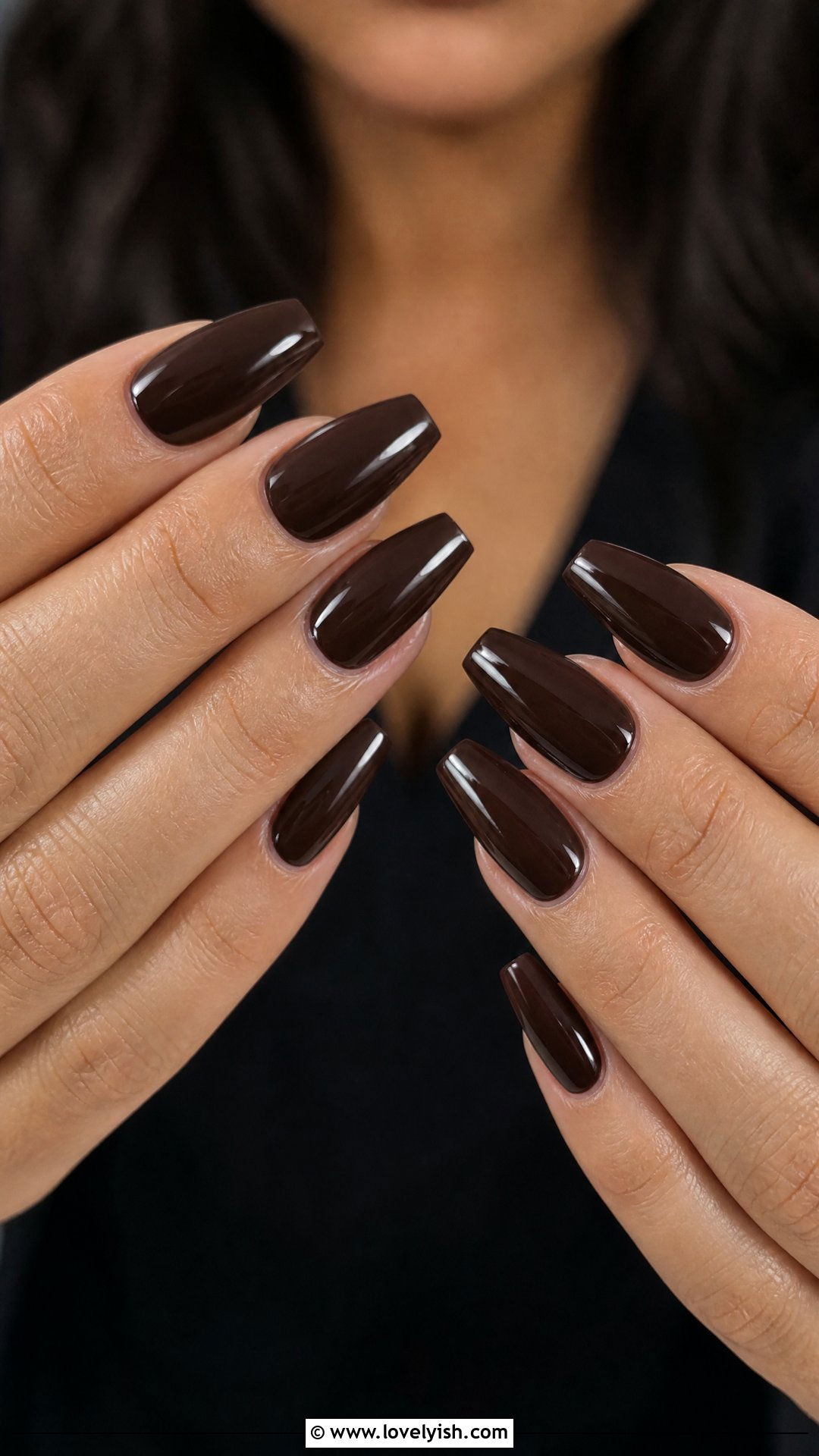 Espresso Brown Everyday Nails - 50 everyday nails - 50 everyday nails