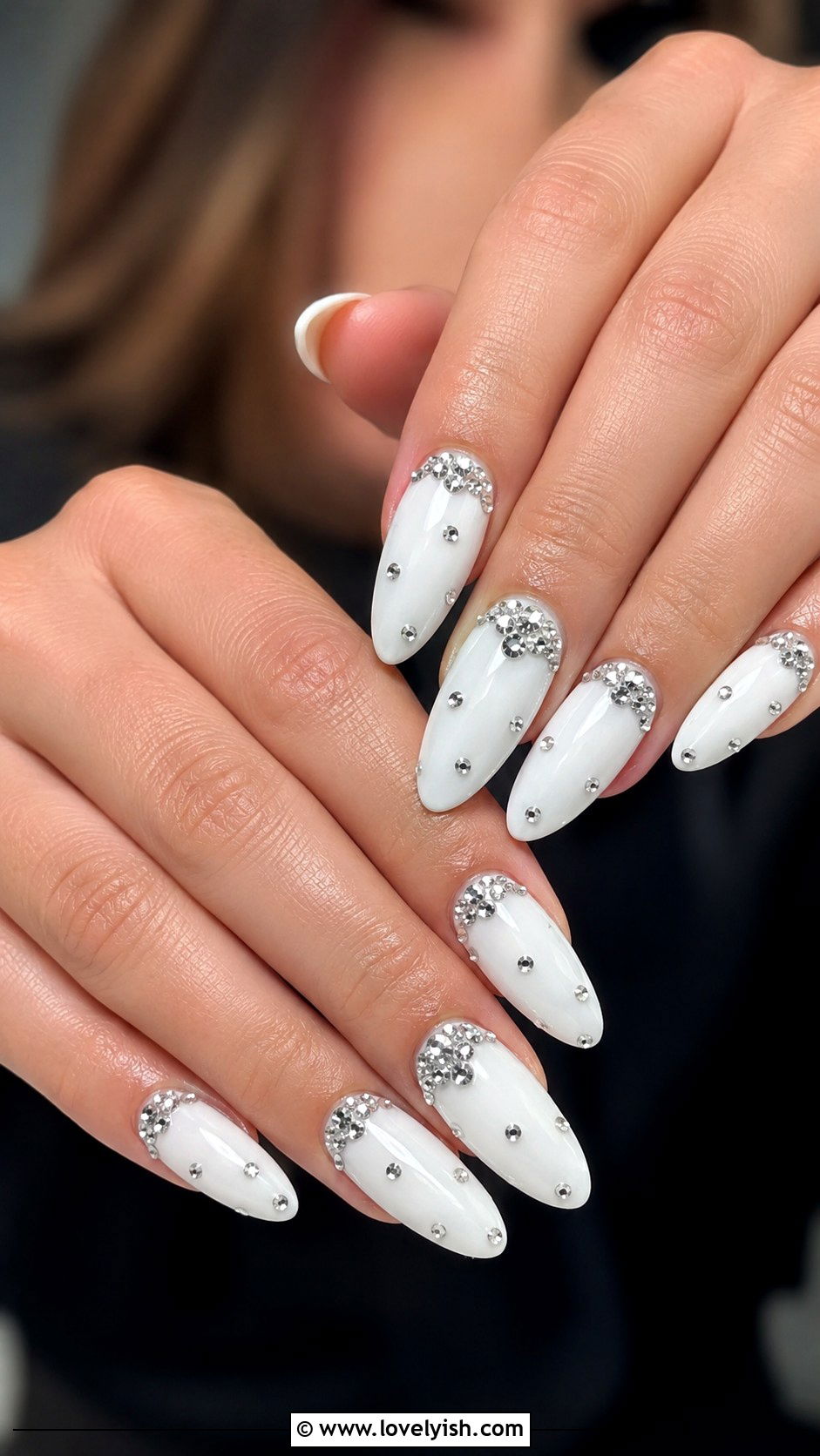 Espresso Brown Glazed Acrylic Nails - 33 acrylic nail ideas - 33 acrylic nail ideas