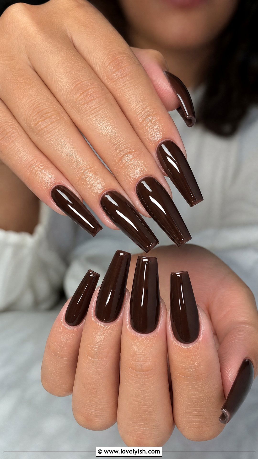 Espresso Brown Nails - 49 nail colors - 49 nail colors