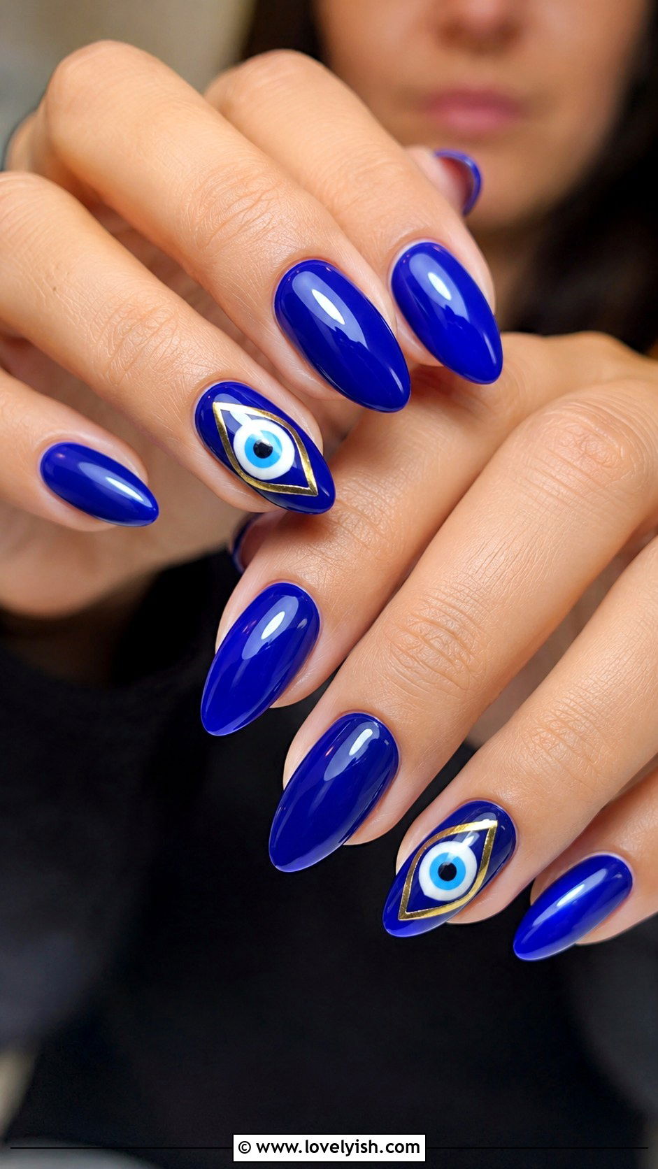 Evil Eye Nails - 43 nail art ideas - 43 nail art ideas
