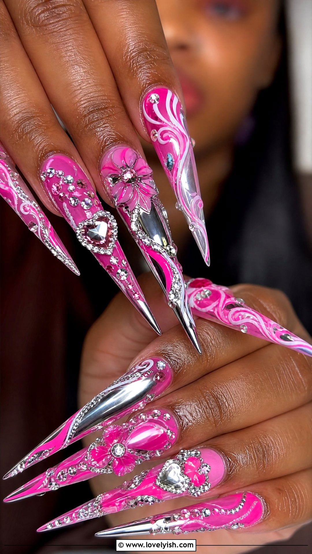 Extra Long Diva Nails - 50 crazy nail designs - 50 crazy nail designs