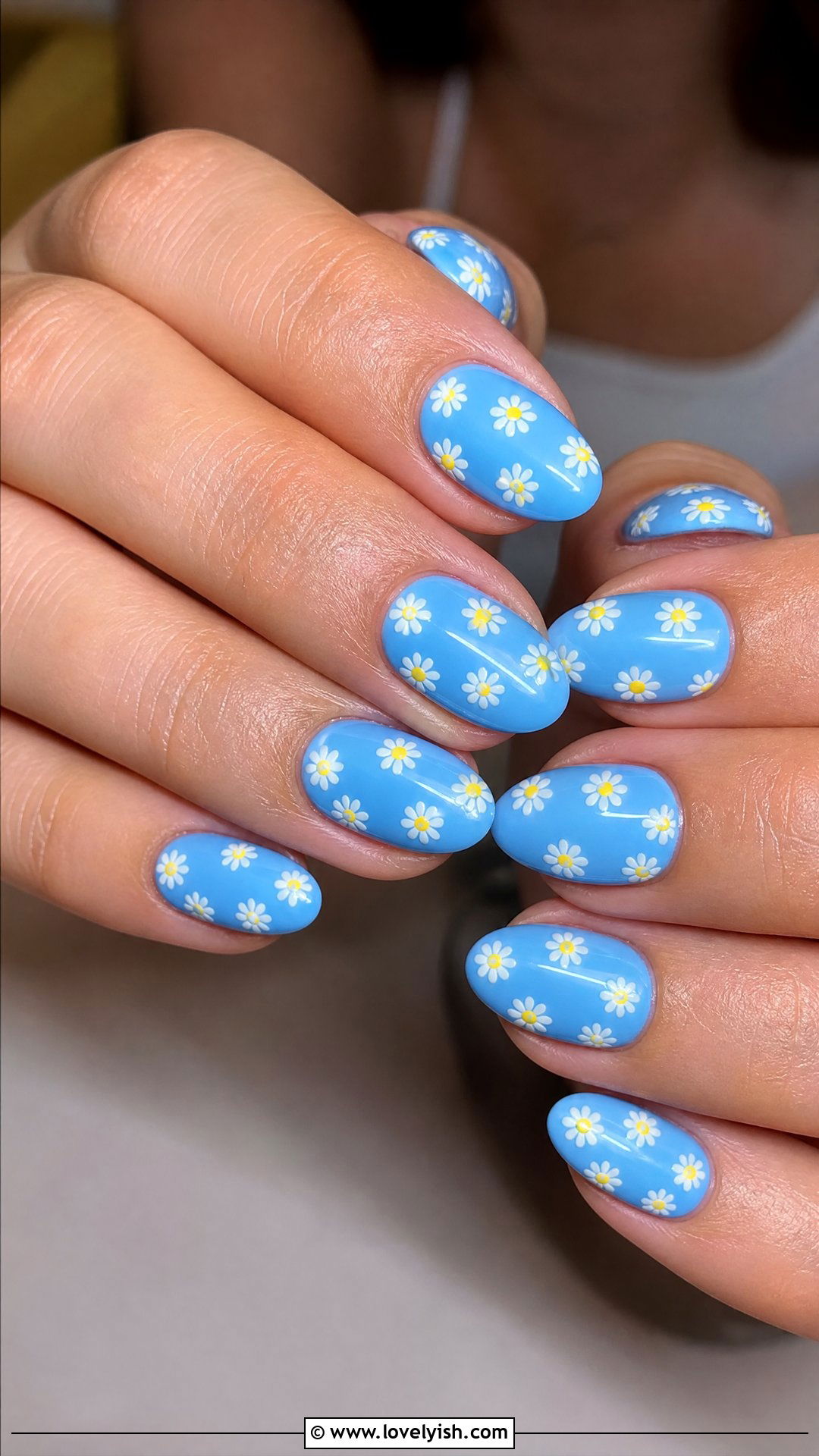 Festival Daisy Flower Power Nails - 50 concert nails - 50 concert nails