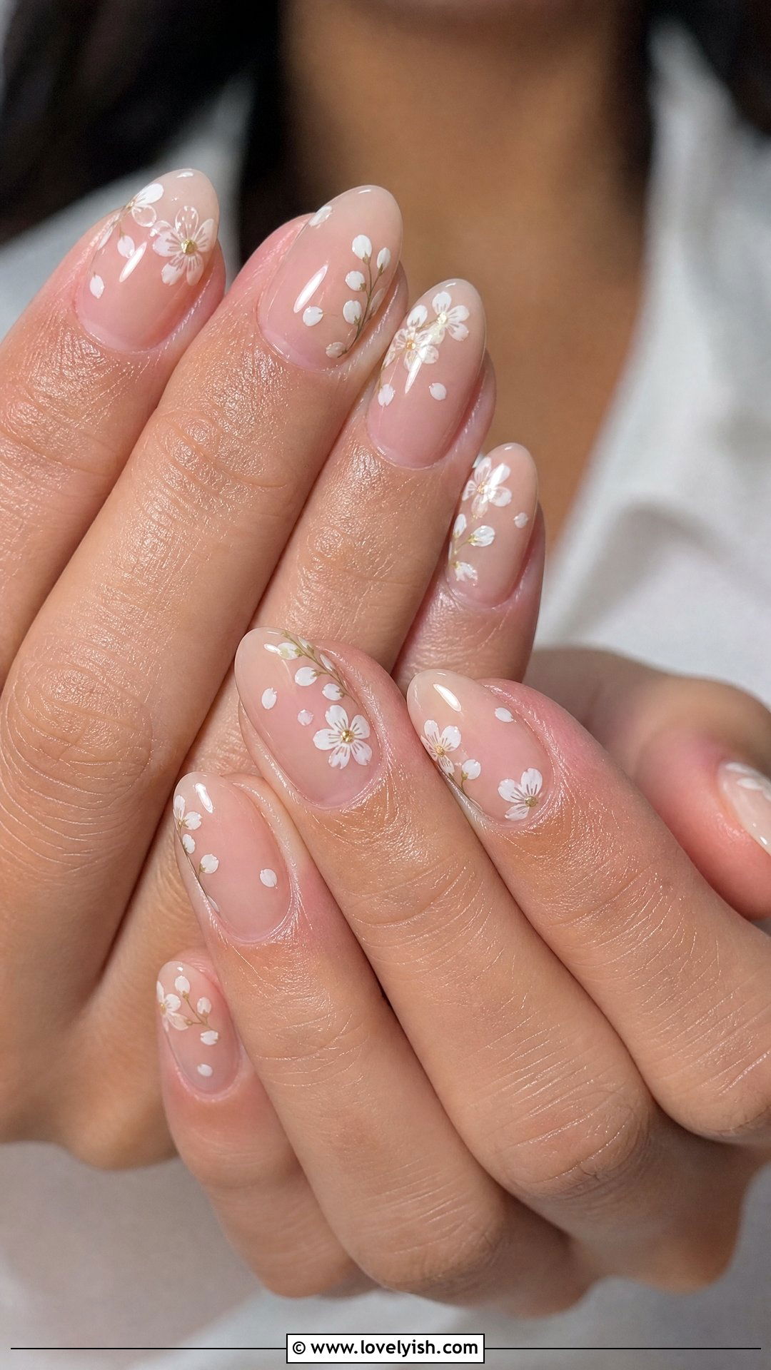 Floral Engagement Nails - 50 engagement nails - 50 engagement nails