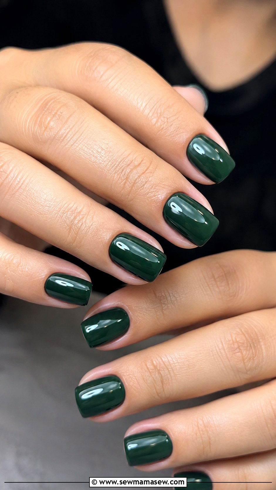 Forest Green Gel Nails - 50 gel polish - 50 gel polish