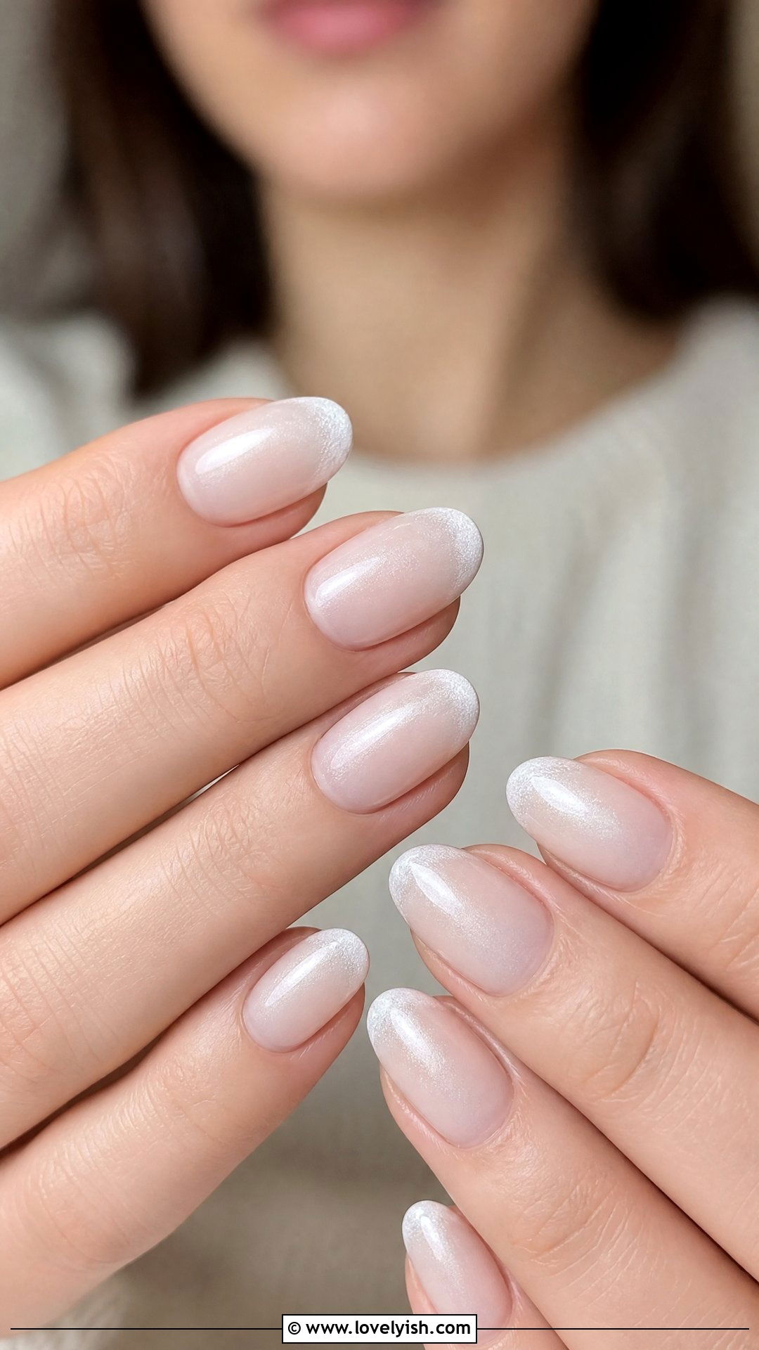 Frosted White French Tips - 50 minimalist french tips - 50 minimalist french tips