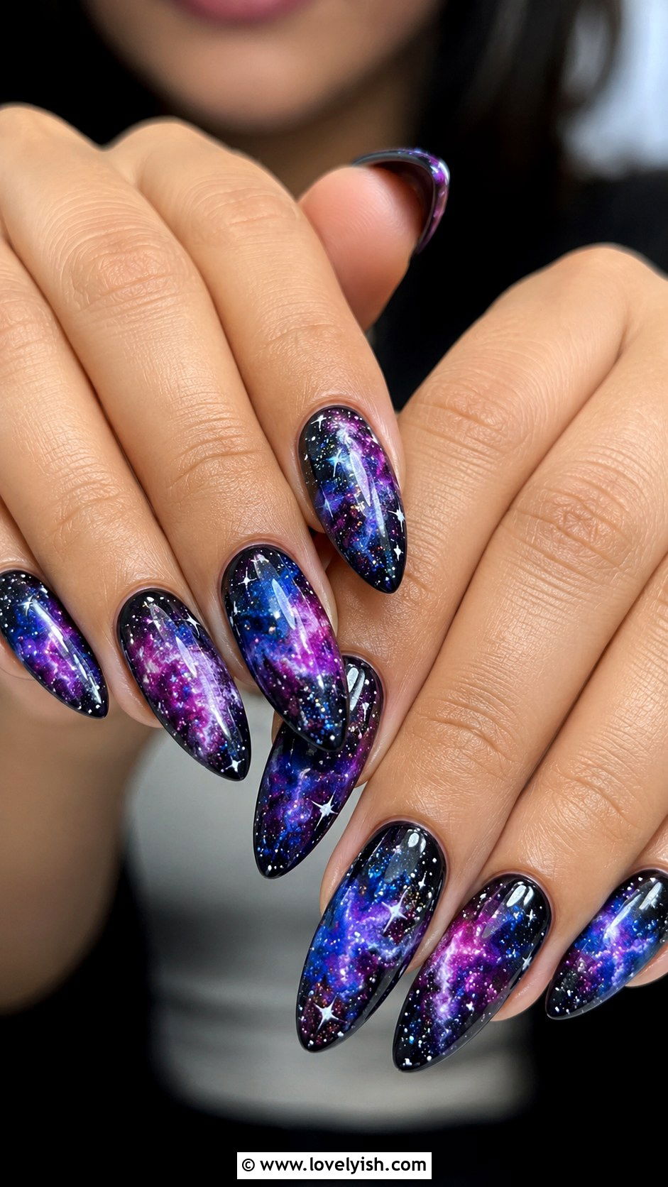 Galaxy Nail Art - 50 diy nail art - 50 diy nail art