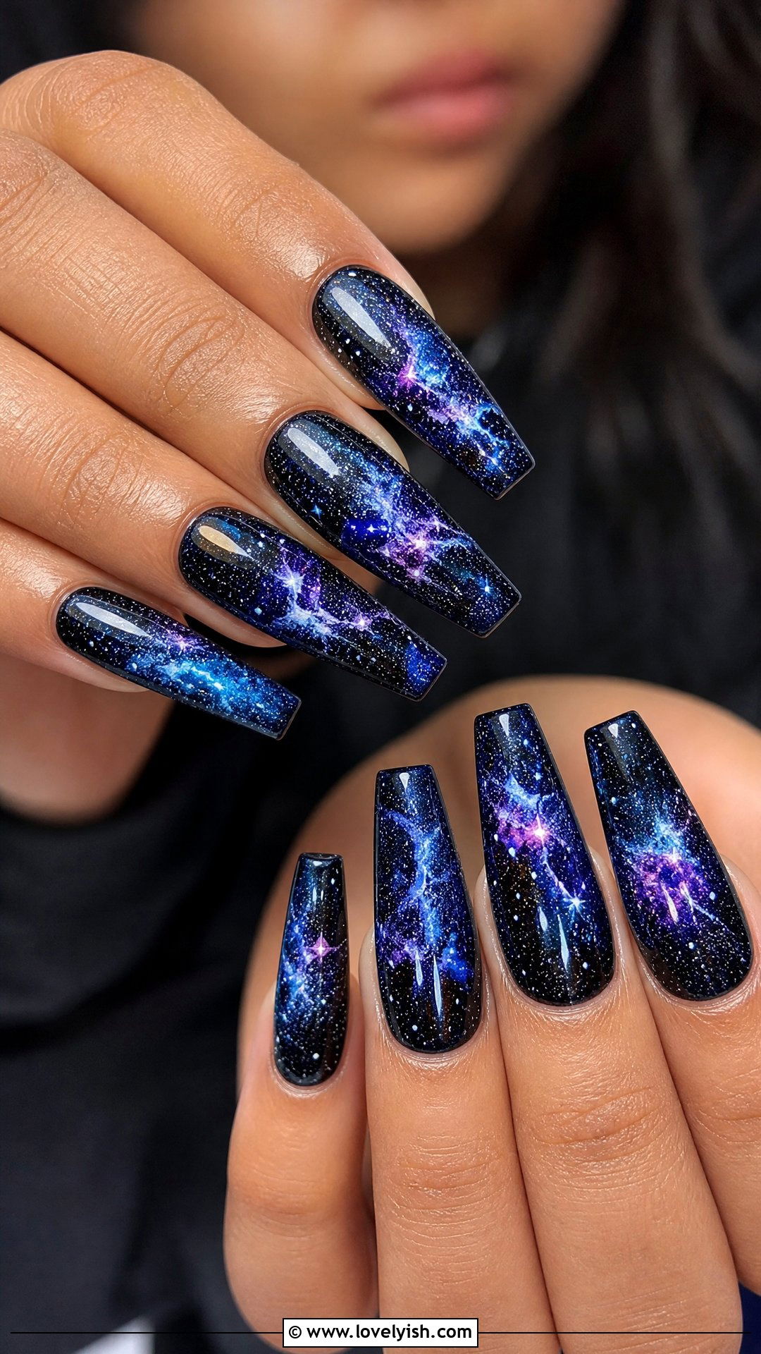 Galaxy Nail Designs - 50 edgy nails - 50 edgy nails