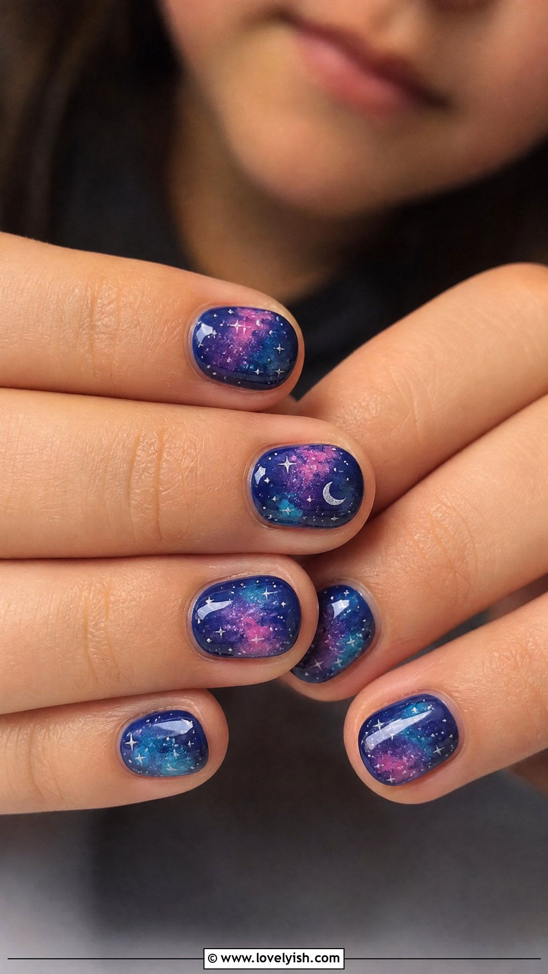 Galaxy Nails - 32 nail designs for kids - 32 nail designs for kids