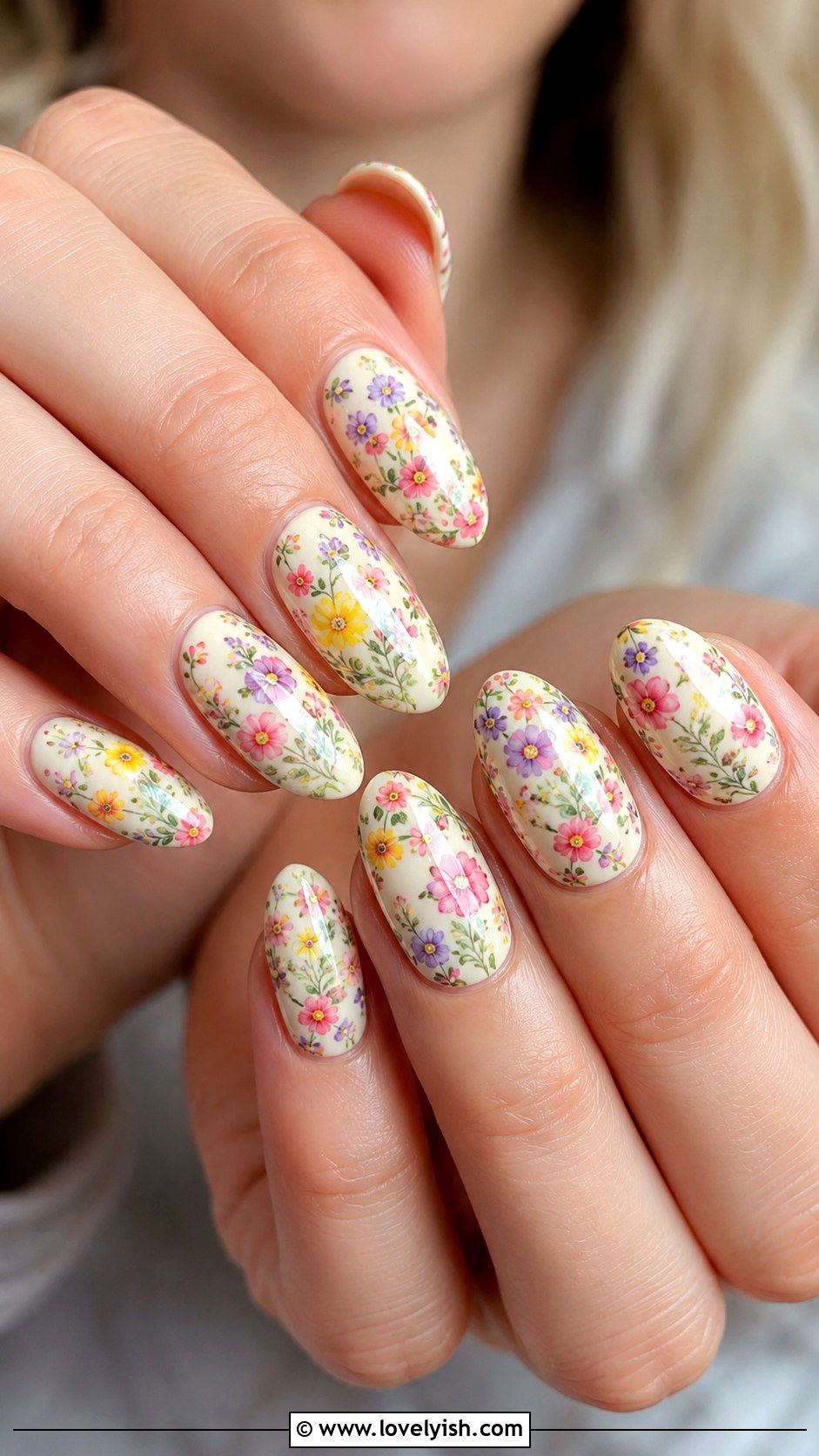 Garden Party Floral Nails - 50 may nails - 50 may nails