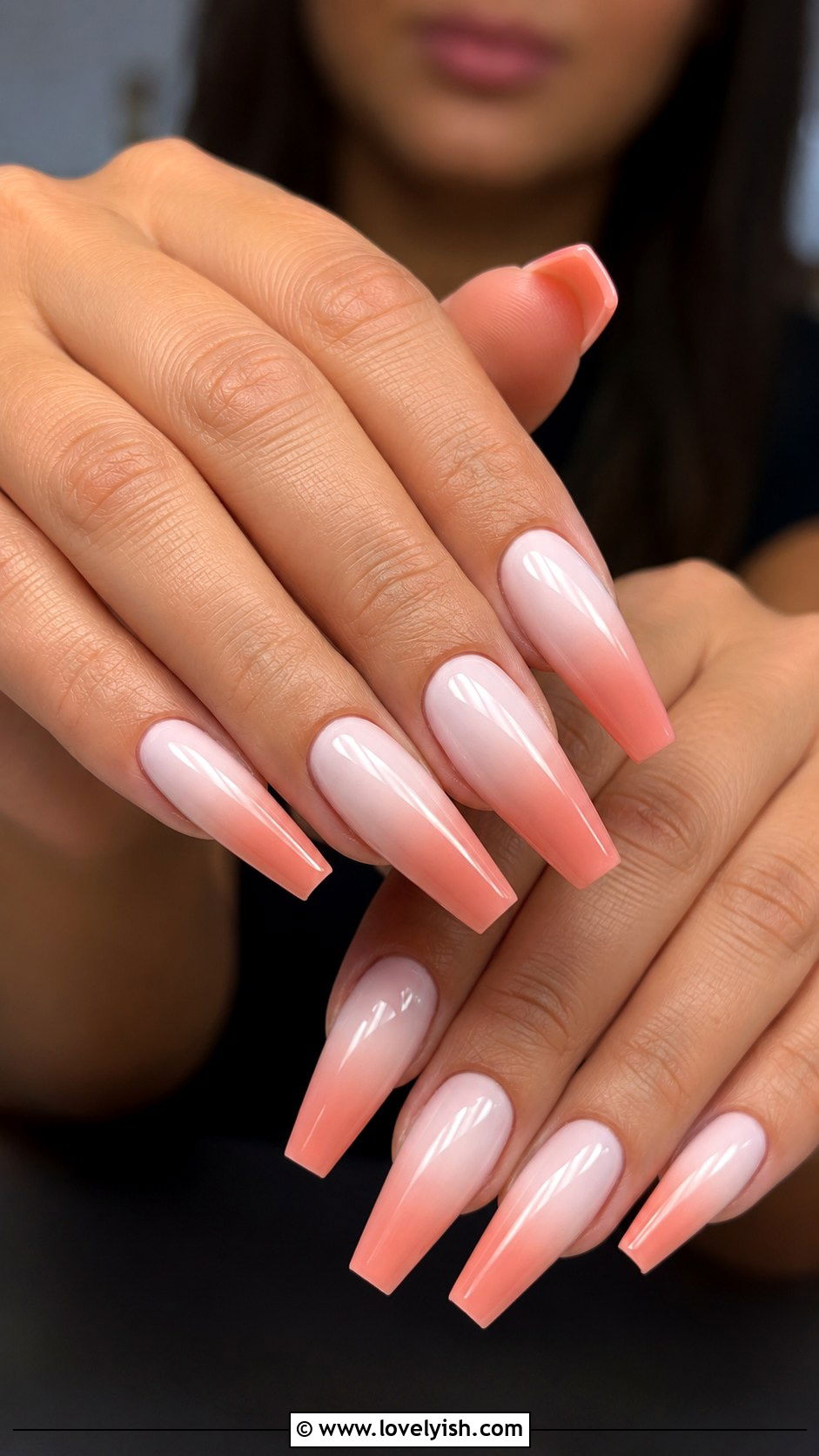 Gel Ombre Nails With UV Cure - 50 uv gel nails - 50 uv gel nails