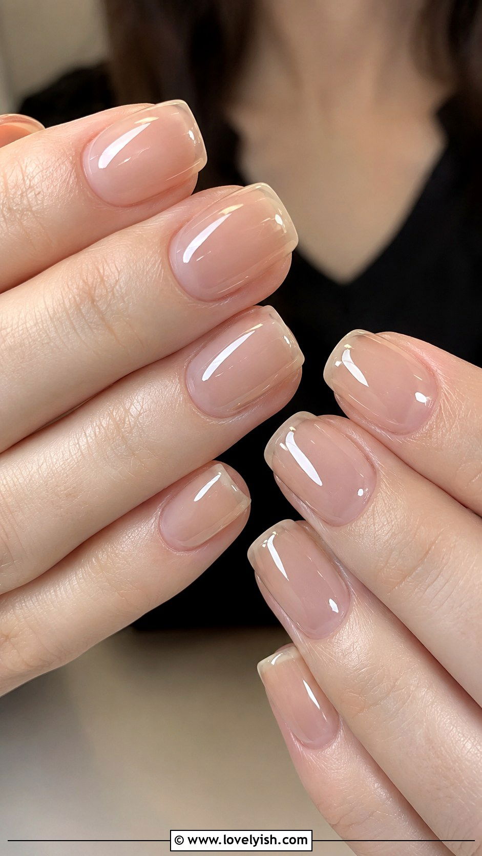 Glass Nails With Sheer Finish - 25 trendy nail designs - 25 trendy nail designs