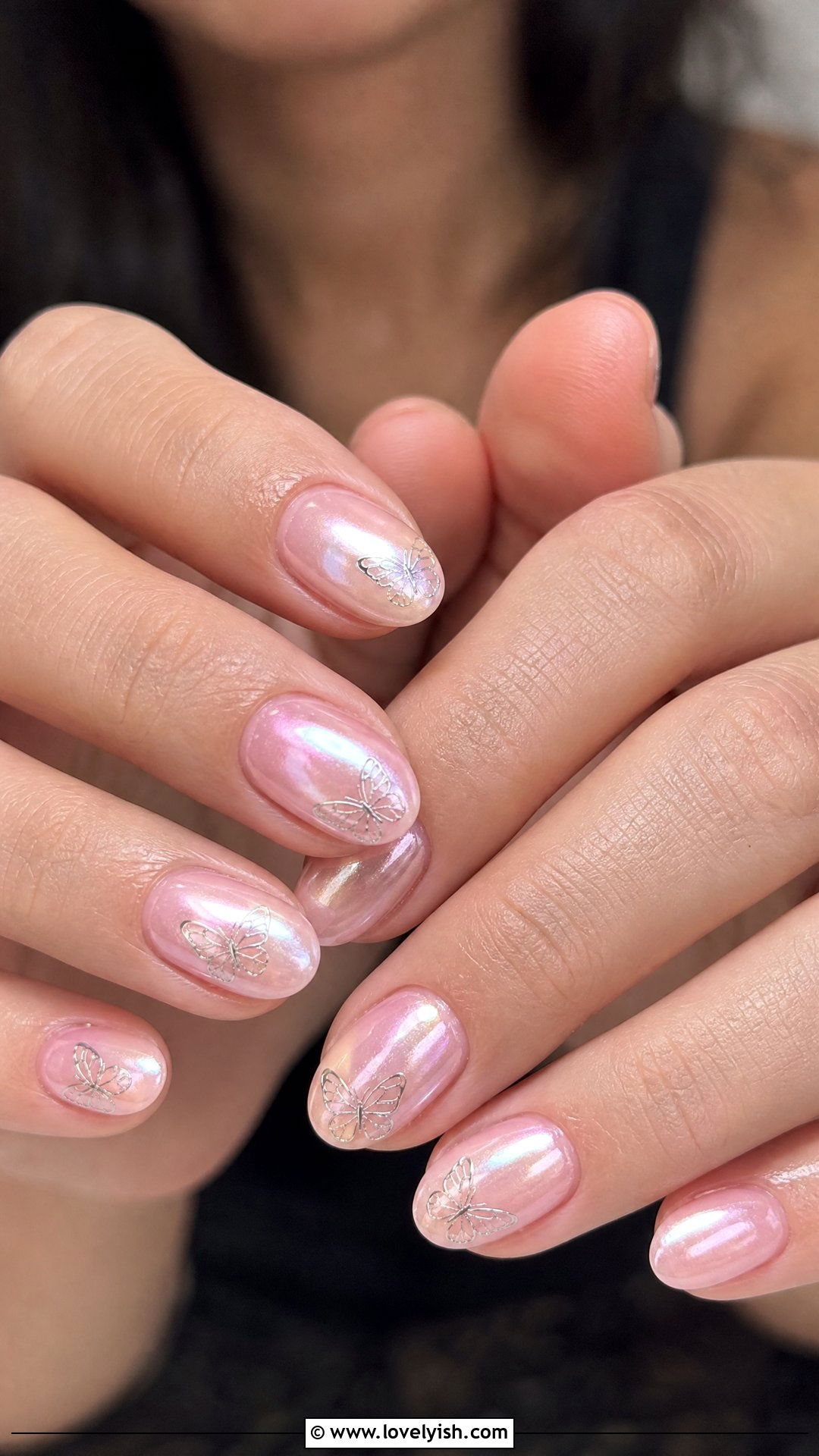 Glazed Donut Butterfly Nails - 50 butterfly nails - 50 butterfly nails
