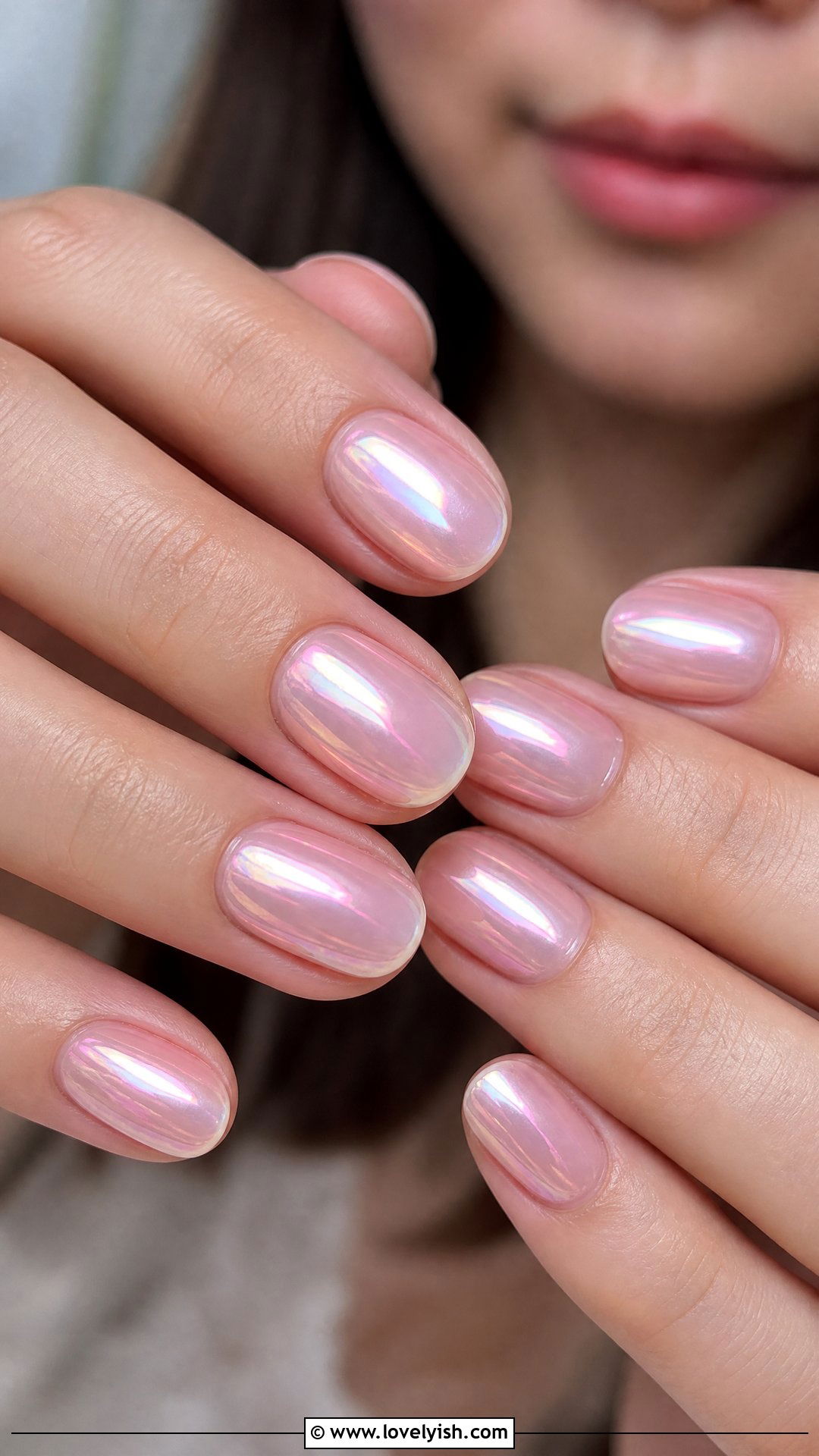 Glazed Donut Chrome Nails - 44 nails designs - 44 nails designs