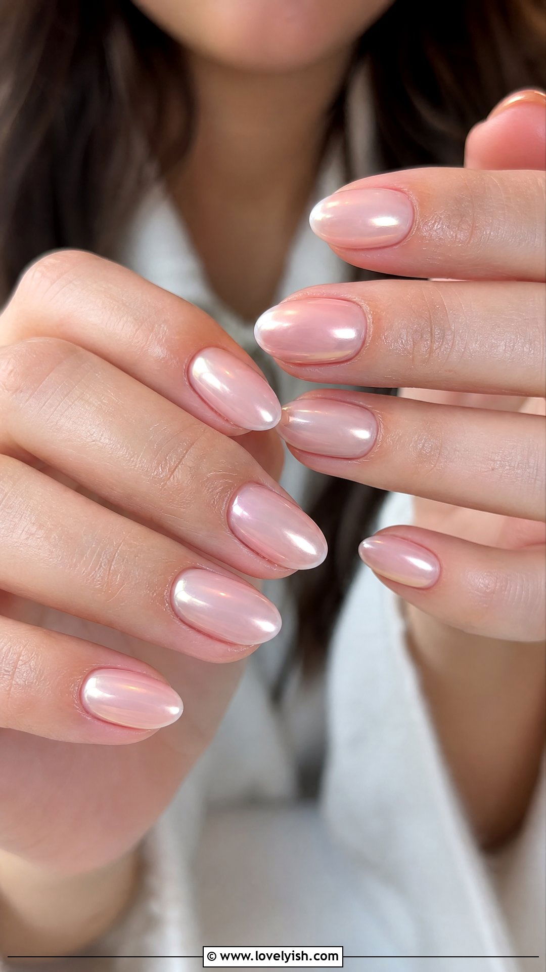 Glazed Donut Chrome Nails - 25 chrome nails design ideas - 25 chrome nails design ideas