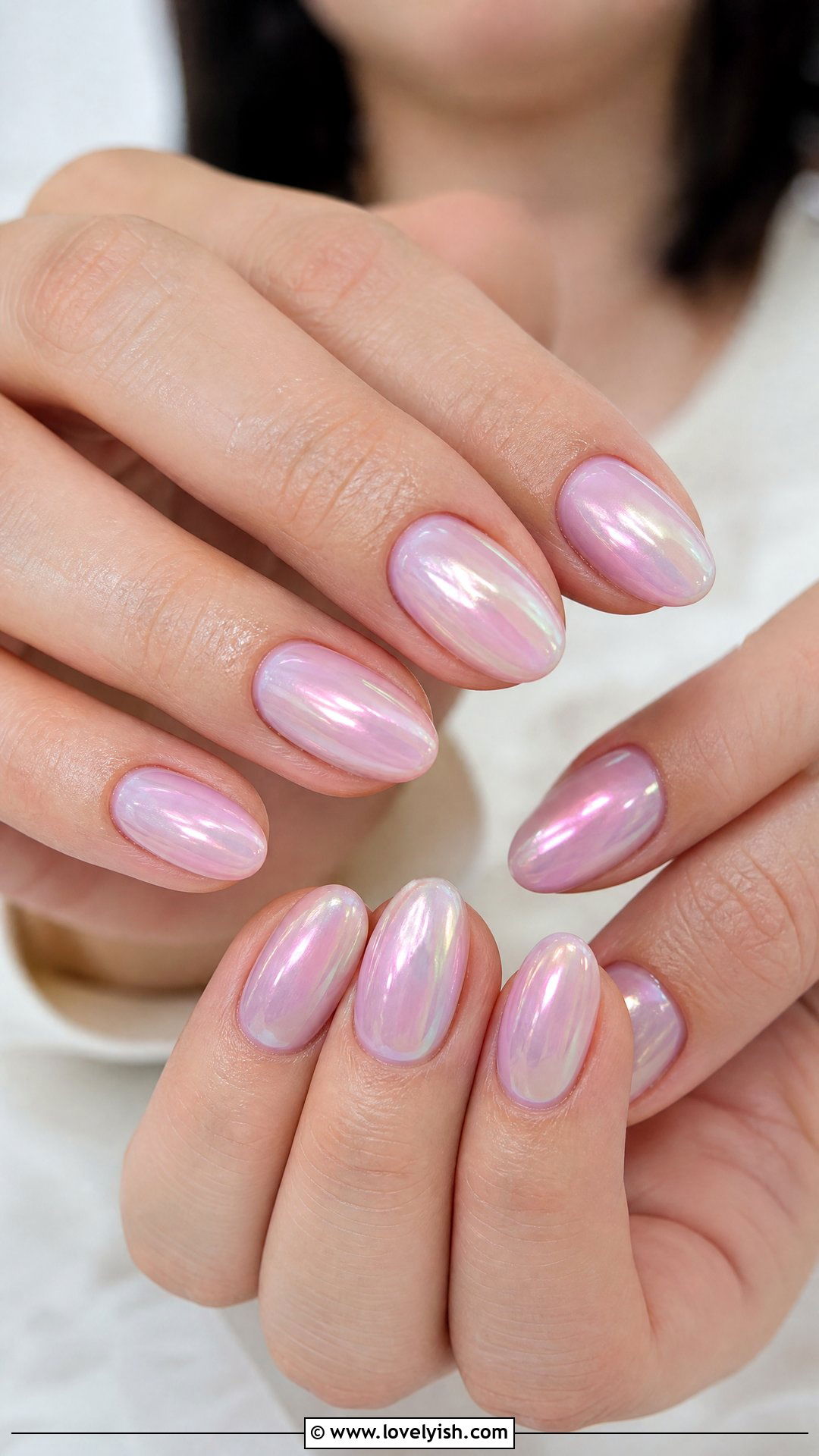 Glazed Donut Gel Nails - 50 gel manicure - 50 gel manicure