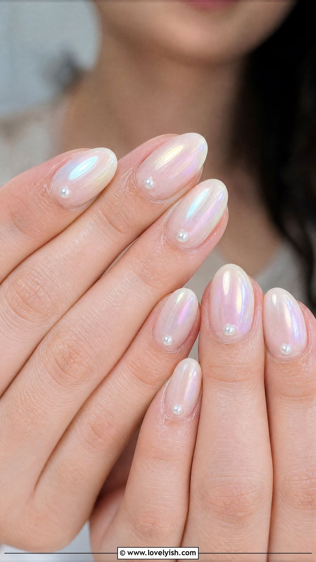 Glazed Donut Pearl Nails - 50 pearl nails - 50 pearl nails