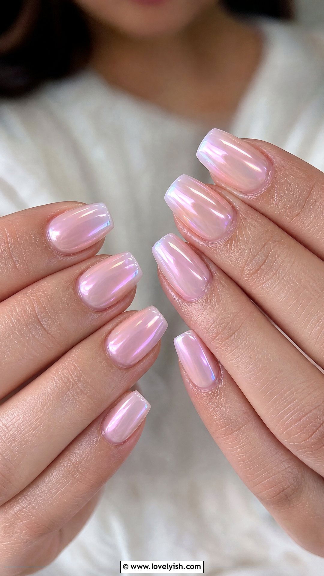 Glazed Donut Short Coffin Nails - 38 short coffin nail designs - 38 short coffin nail designs