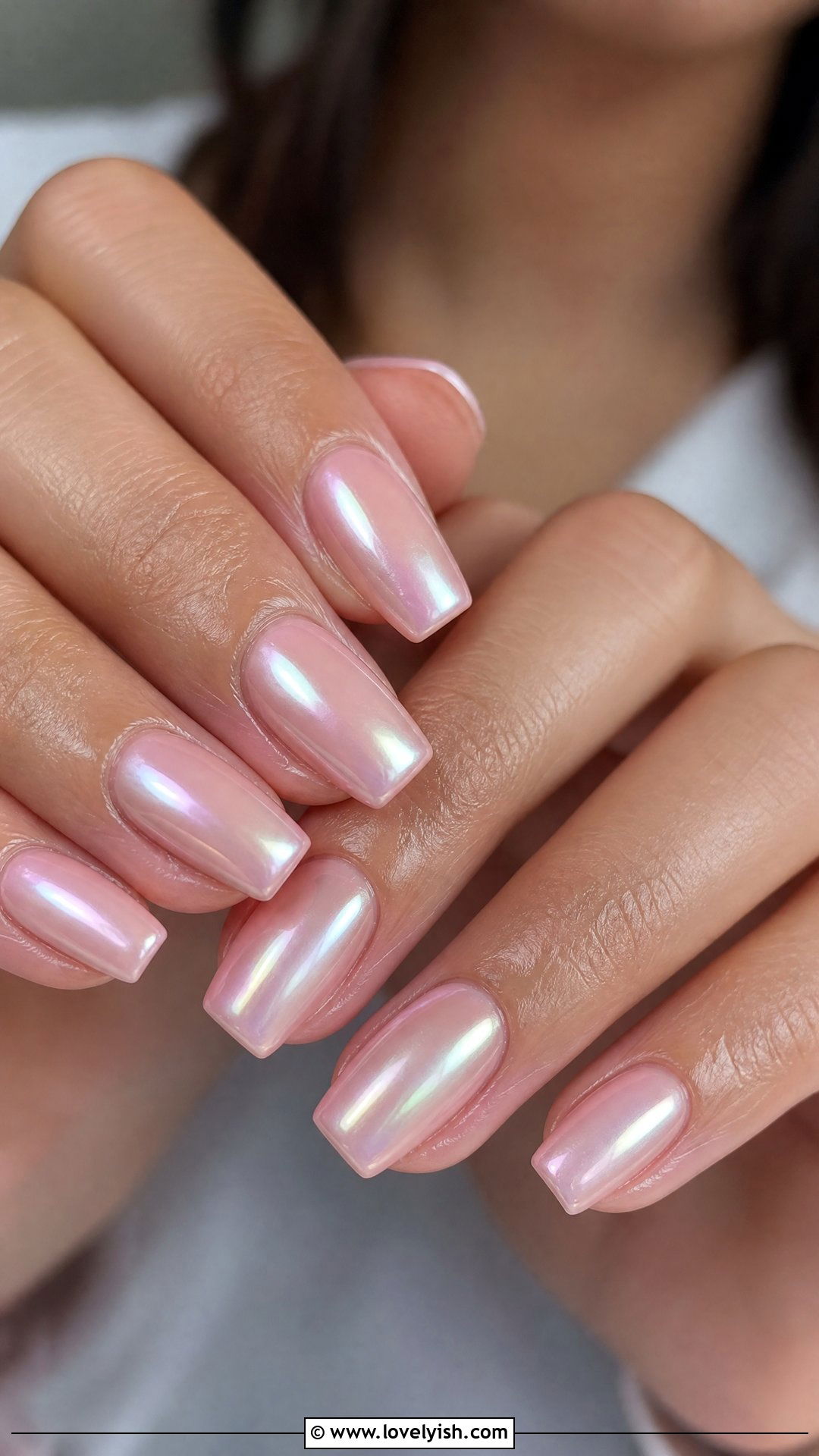 Glazed Donut Short Coffin Nails - 50 short coffin nails - 50 short coffin nails