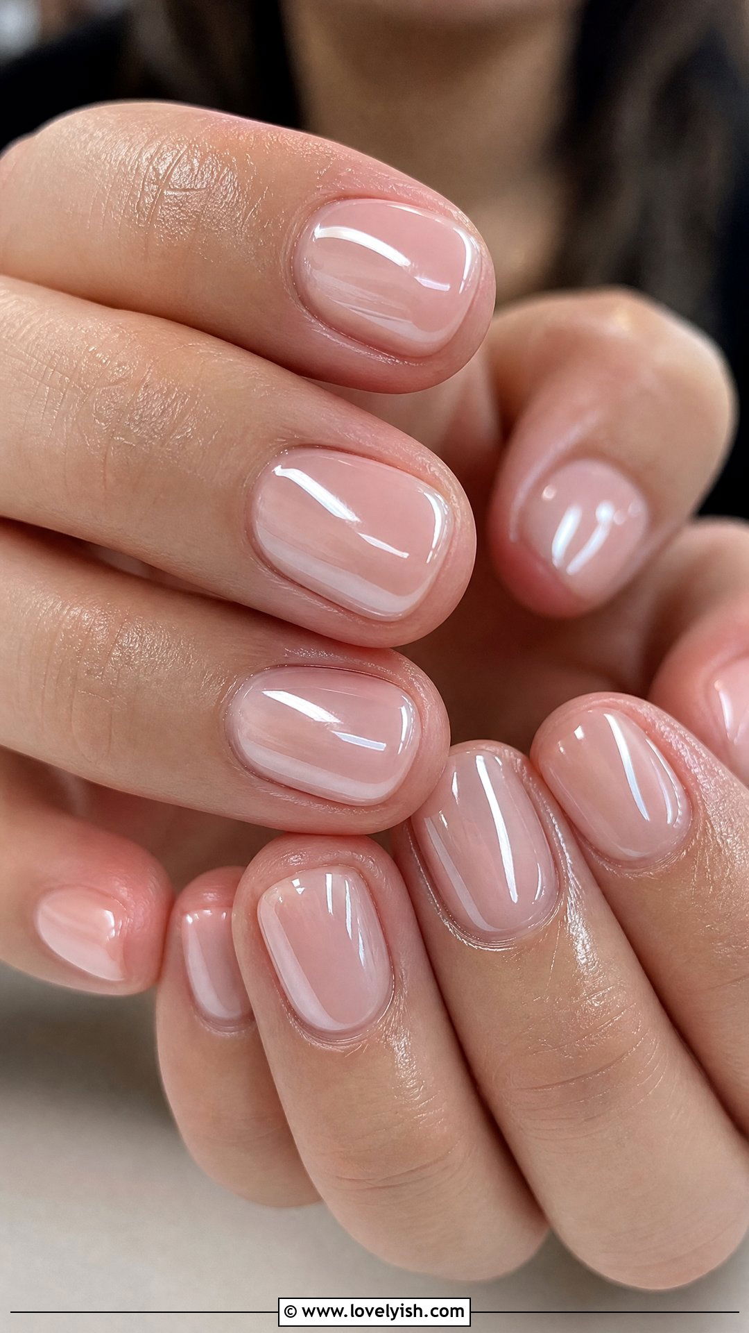 Glazed Donut Short Nails - 35 short nails designs - 35 short nails designs