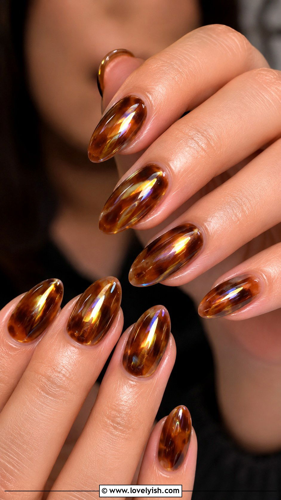 Glazed Donut Tortoiseshell Nails - 50 glazed donut nails - 50 glazed donut nails
