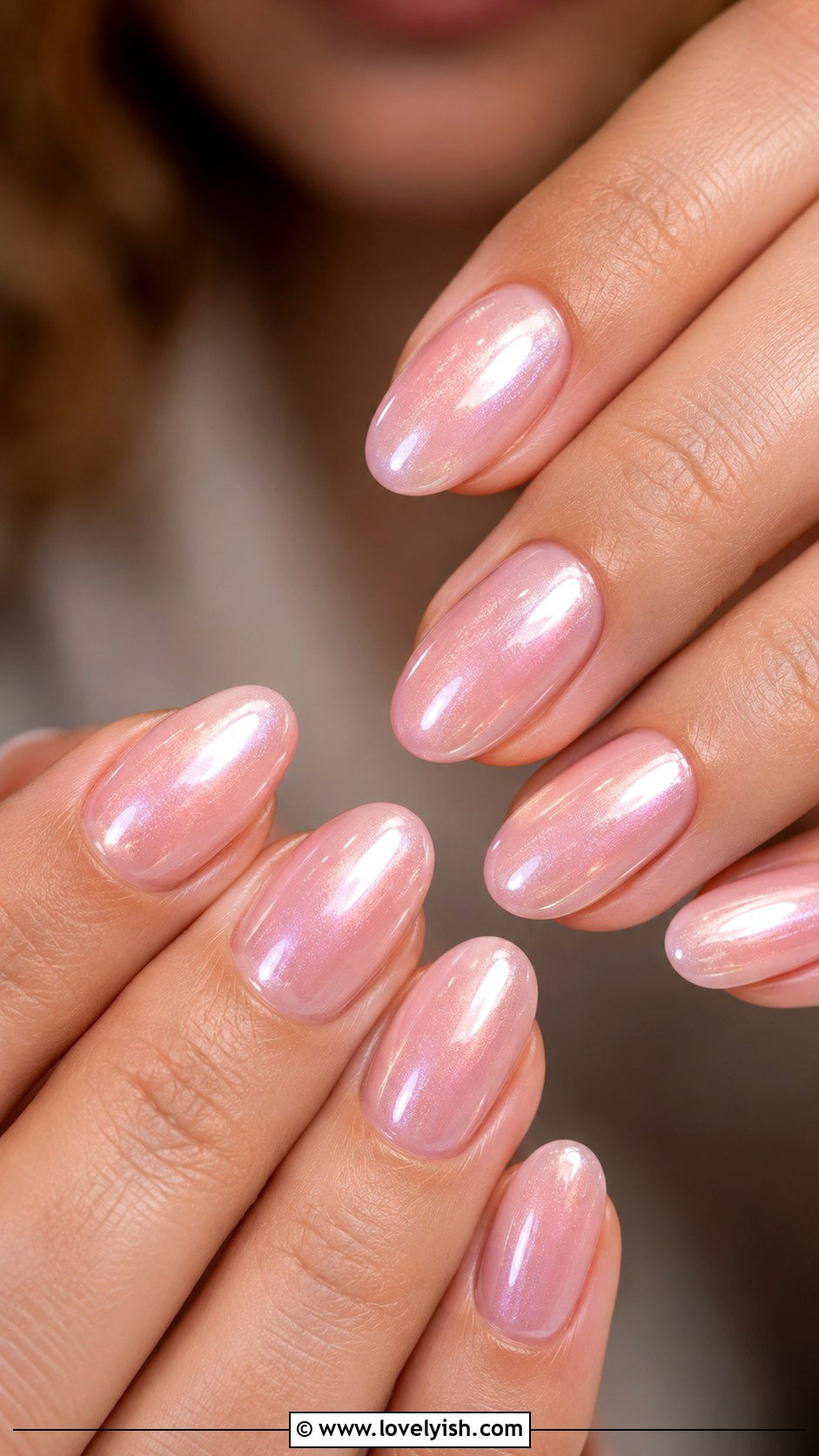 Glazed Shimmer Easter Nails - 38 easter nail art ideas - 38 easter nail art ideas