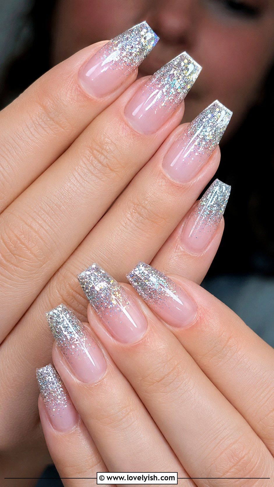 Glitter French Tip Nails - 25 french tip nail design ideas - 25 french tip nail design ideas