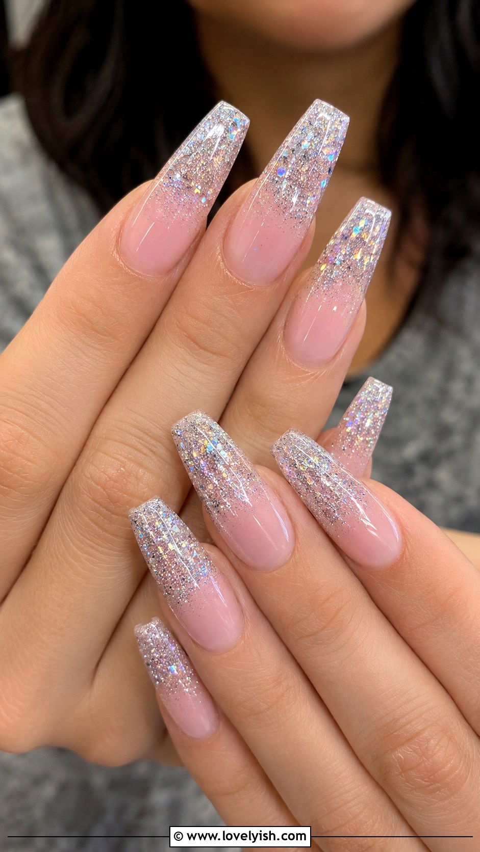 Glitter Ombre Easter Nails - 44 easter nail designs - 44 easter nail designs
