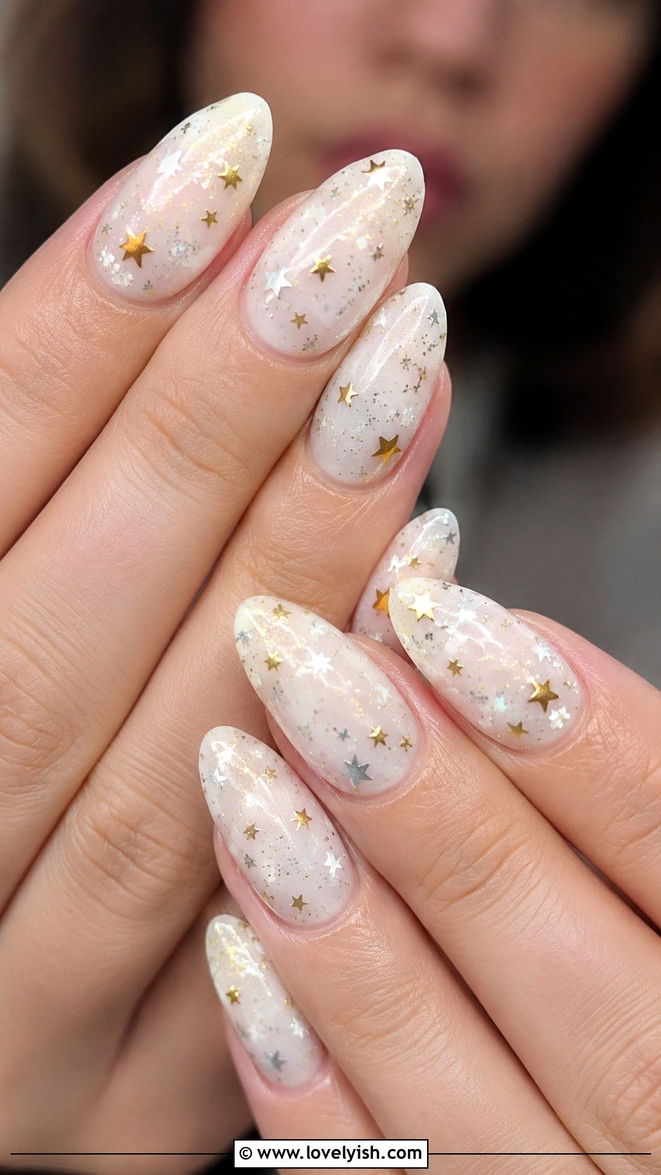 Glitter Star Nails - 25 glitter nail designs - 25 glitter nail designs