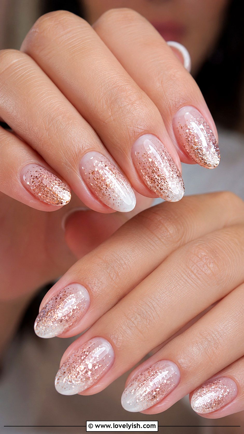 Glitter Tip Nail Art - 50 diy nail art - 50 diy nail art