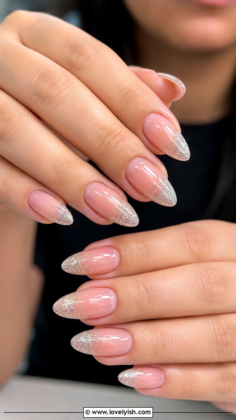 Glitter Tip Nails - 31 simple nail art ideas - 31 simple nail art ideas