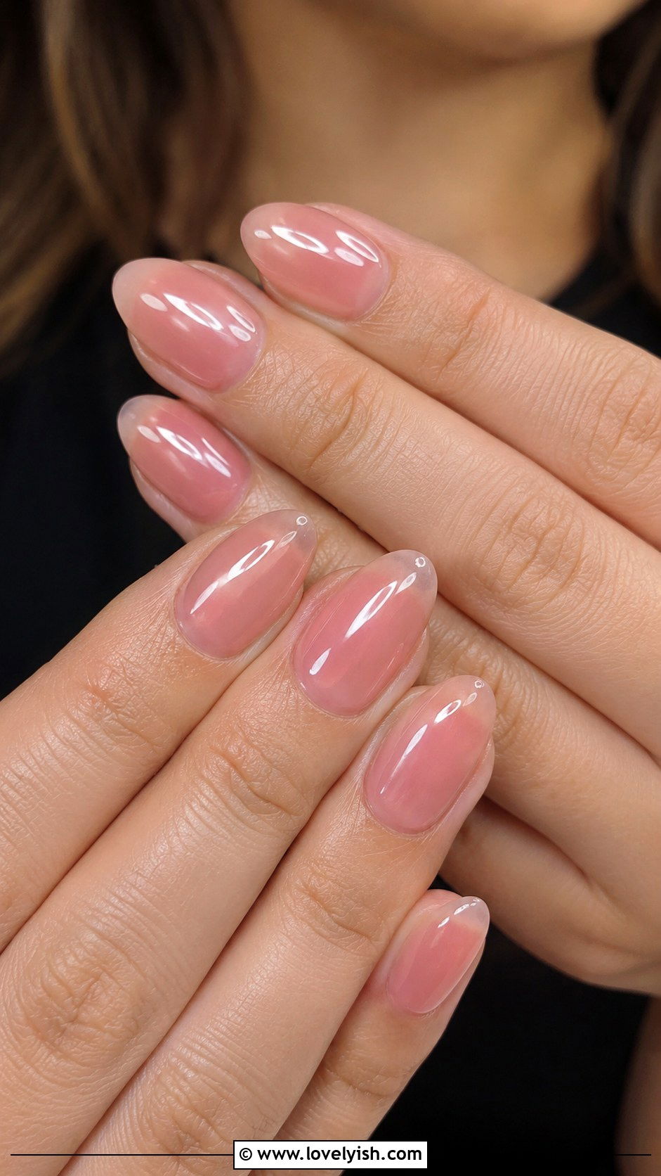 Gloss Lip Nails - 50 trendy simple nail designs - 50 trendy simple nail designs