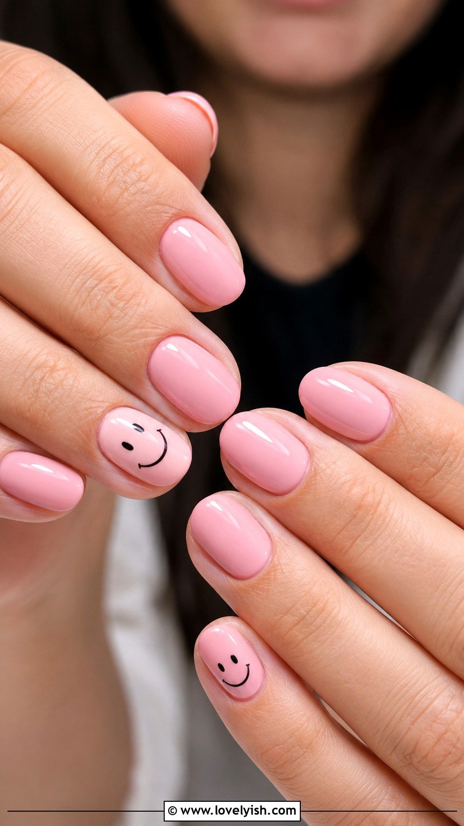 Glossy Cherry Red Nails - 50 quick nail designs - 50 quick nail designs