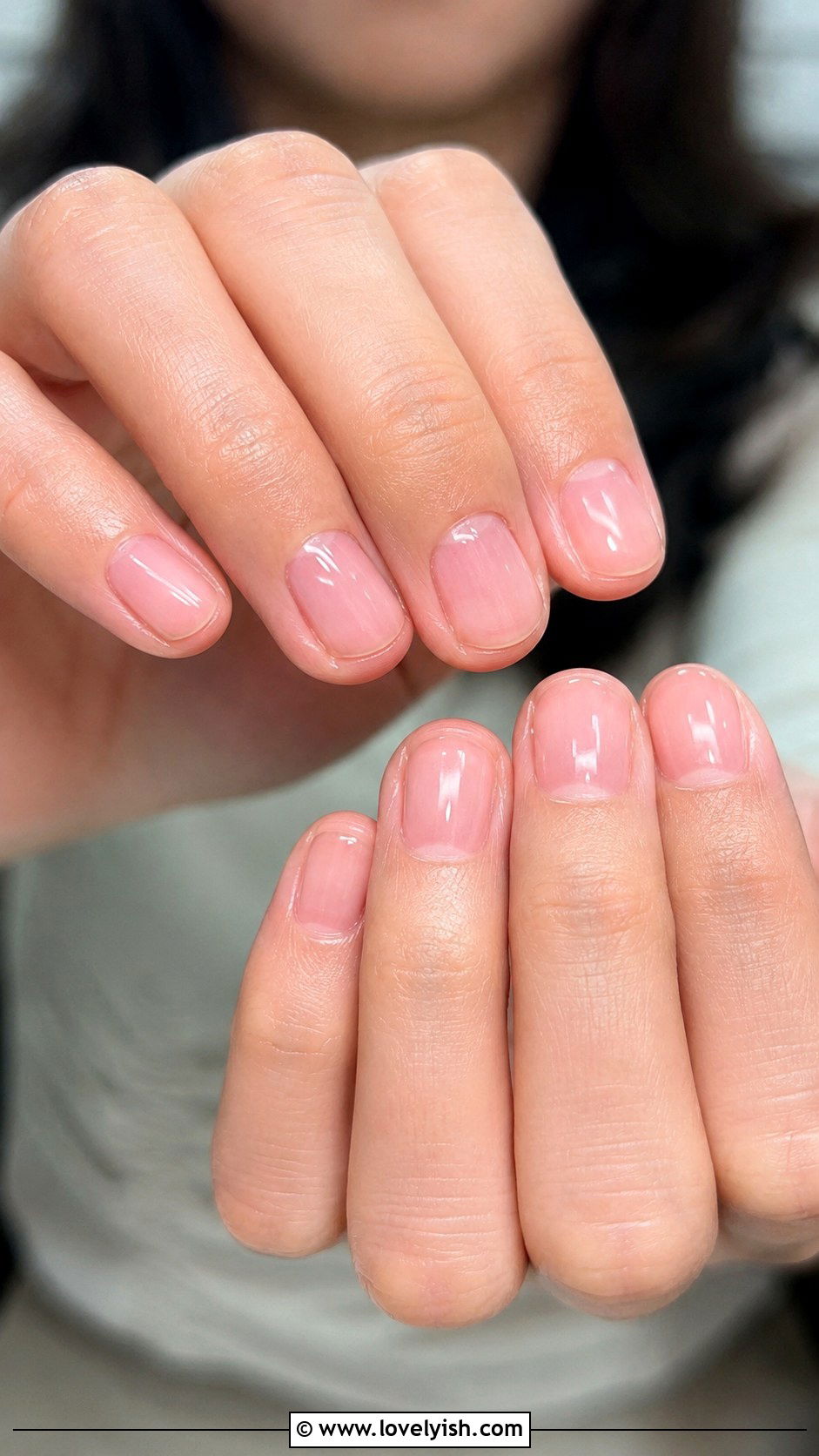 Glossy Clear Coat Nails - 50 mens nail design ideas - 50 mens nail design ideas