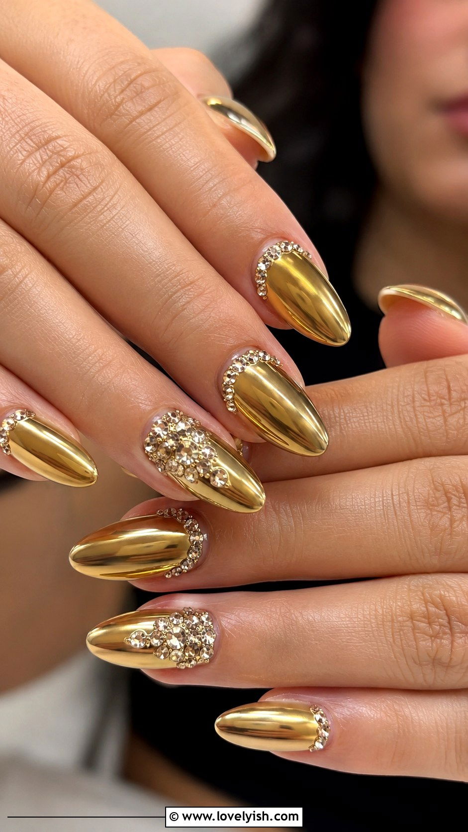 50 Stunning Gold Chrome Nails Ideas to Try Now