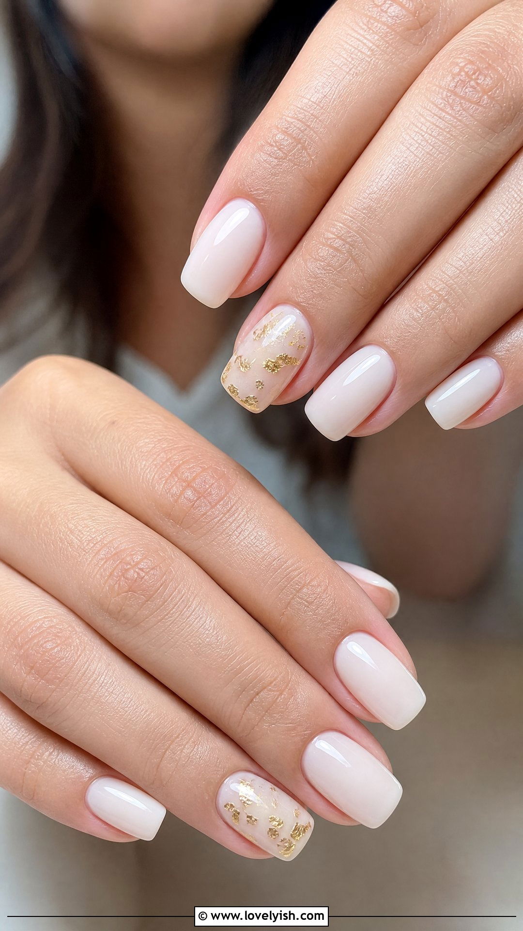 Gold Foil Accent Nails - 50 classic nail designs - 50 classic nail designs