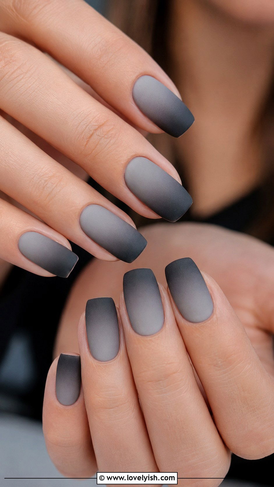 Gray Ombre Nails - 50 mens nail design ideas - 50 mens nail design ideas
