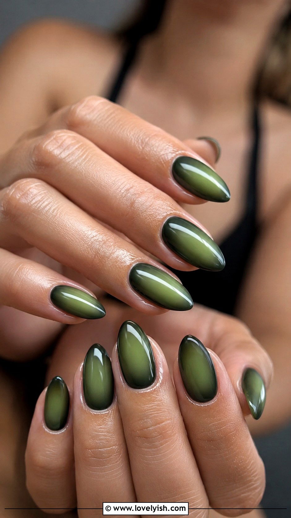 Green Aura Nails - 25 green nail design ideas - 25 green nail design ideas