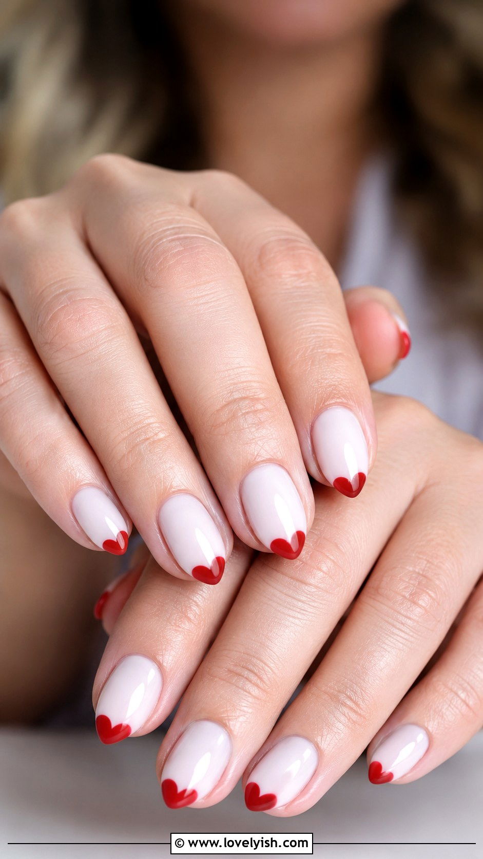 Heart Tip Manicure - 50 manicure - 50 manicure