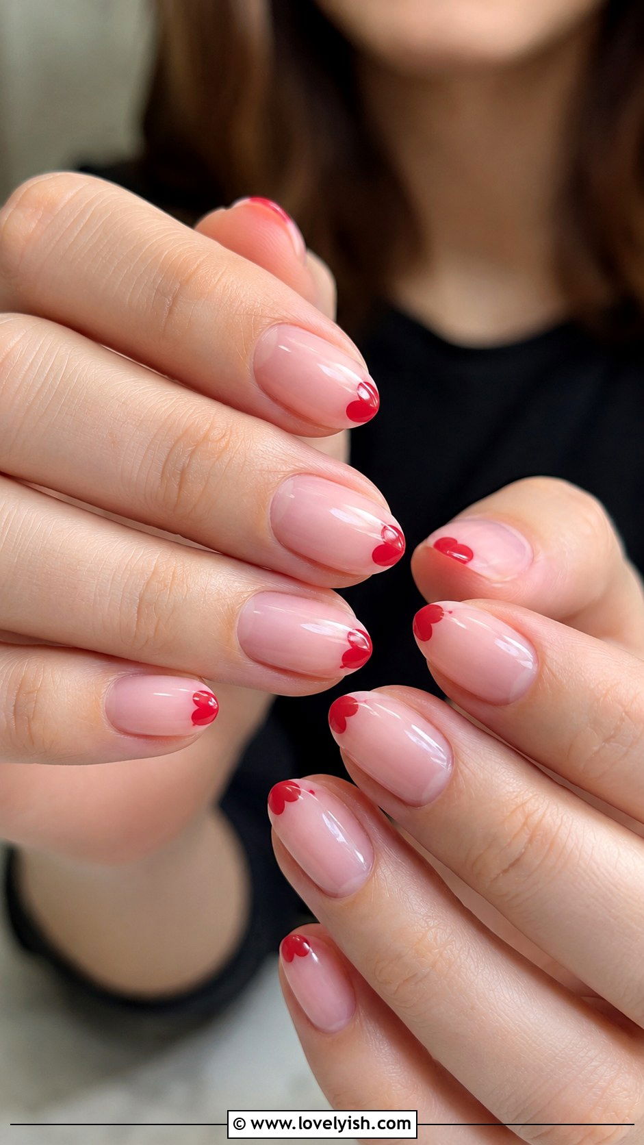 Heart Tip Nails - 45 nail tips - 45 nail tips