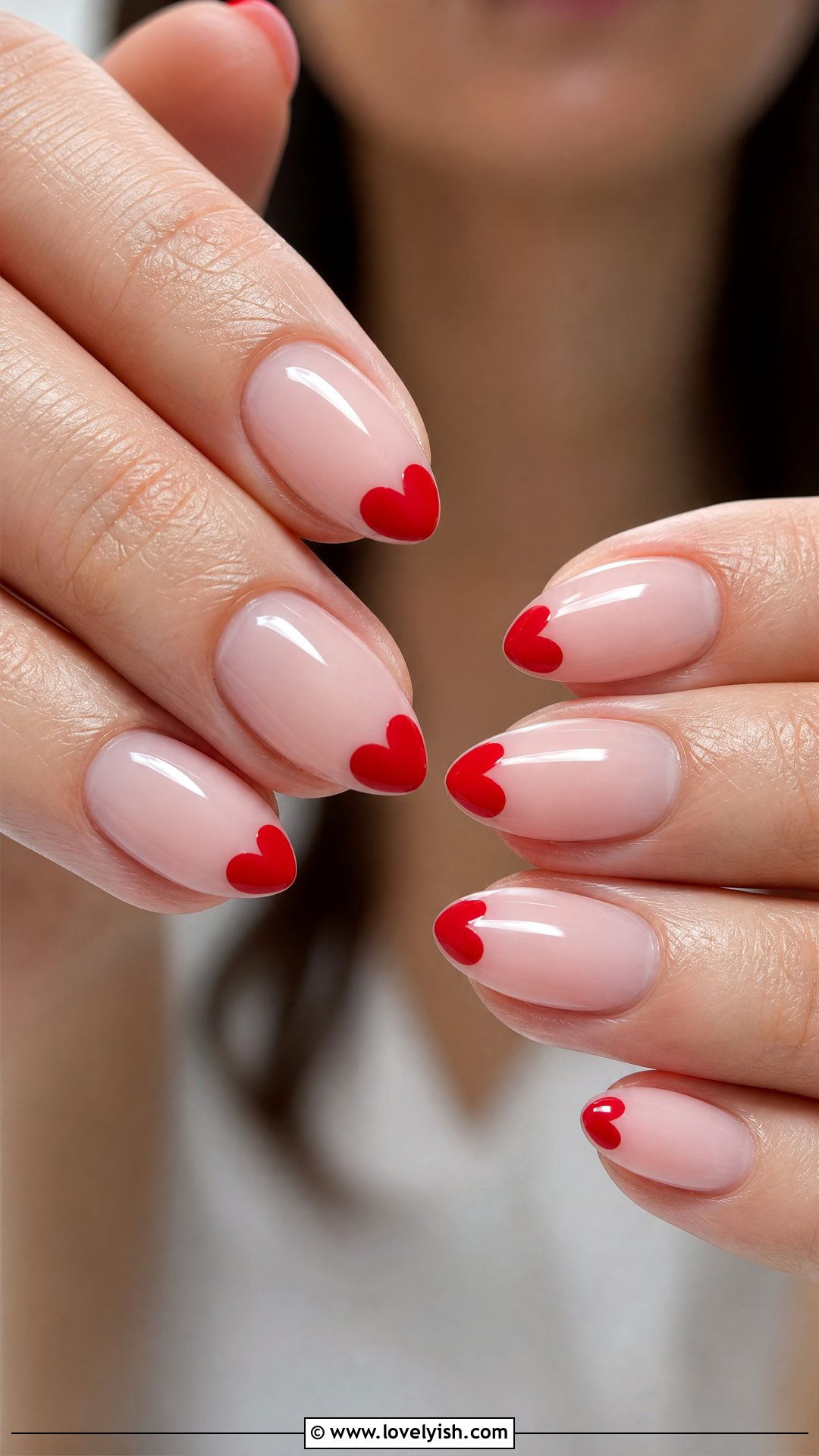 Heart Tip Nails - 50 popular nail designs - 50 popular nail designs