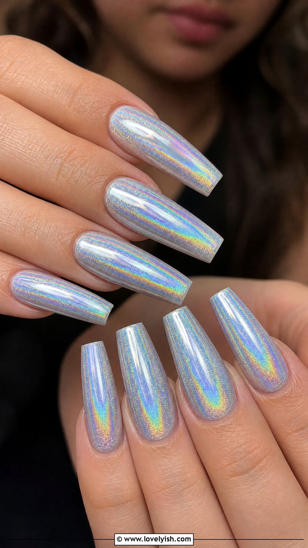 Holographic Beach Nails - 50 beach nails - 50 beach nails