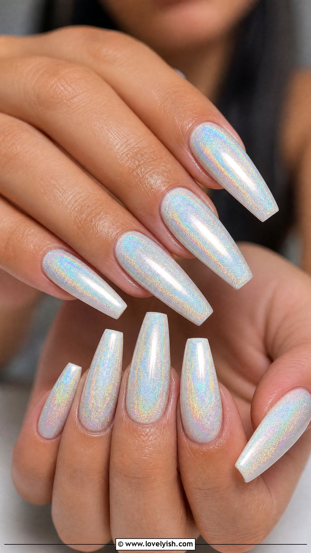 Holographic Engagement Nails - 50 engagement nails - 50 engagement nails