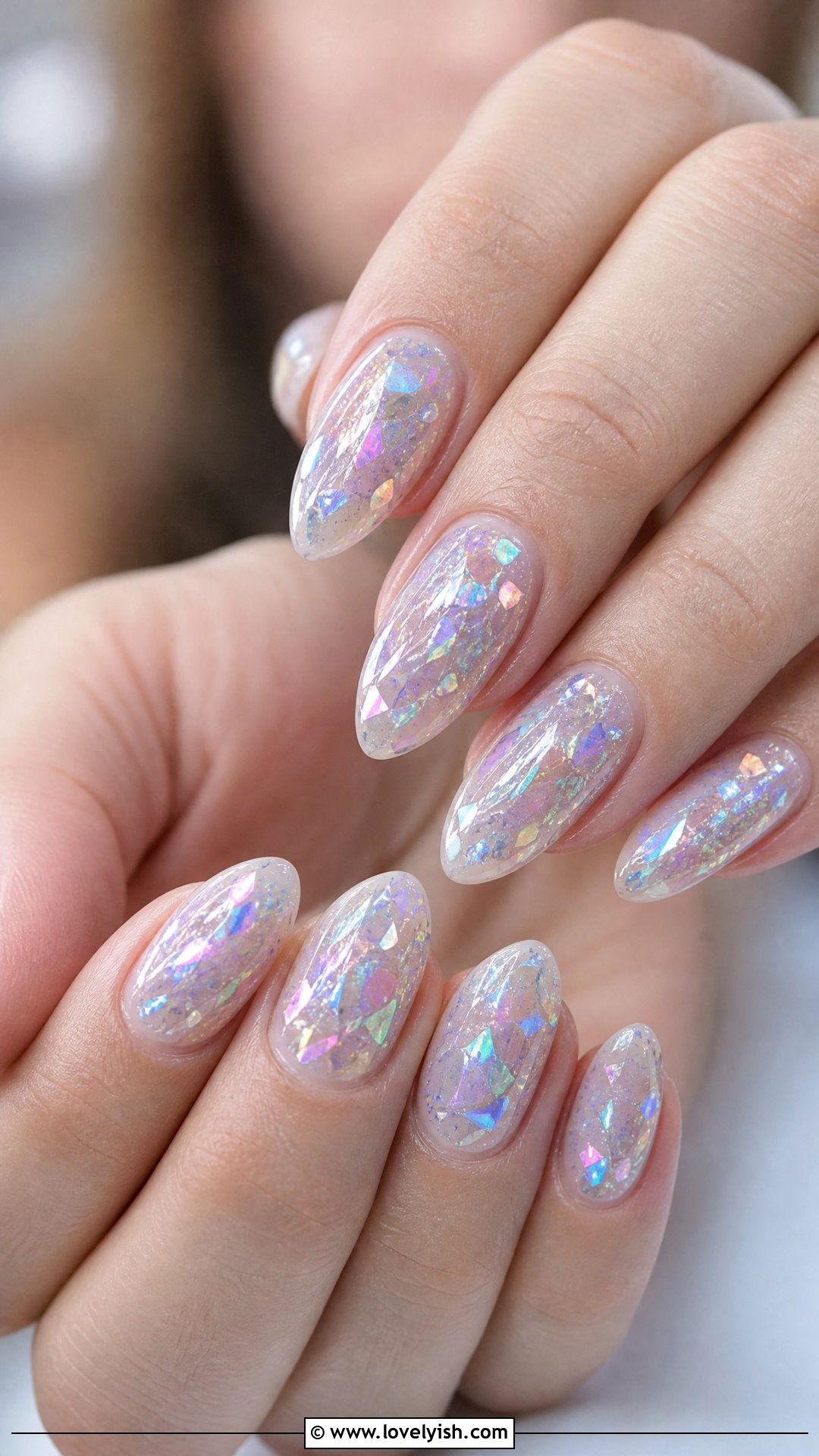 Holographic Foil Nails - 39 nail ideas 2026 - 39 nail ideas 2026