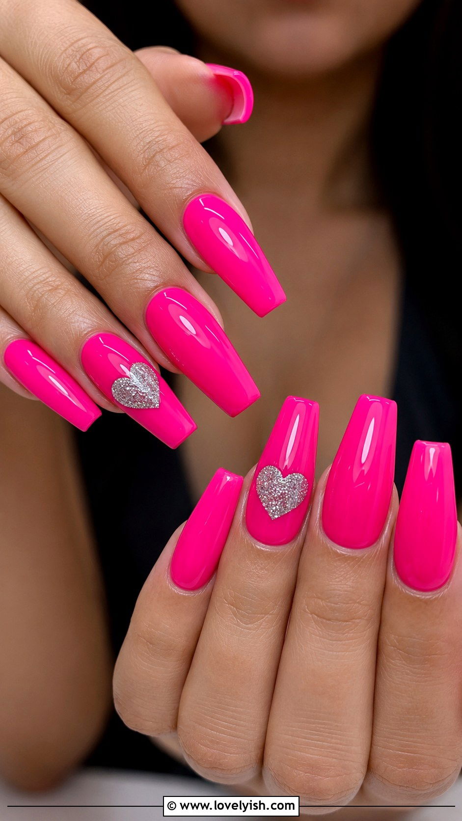 Hot Pink Barbie Birthday Nails - 50 birthday nails - 50 birthday nails