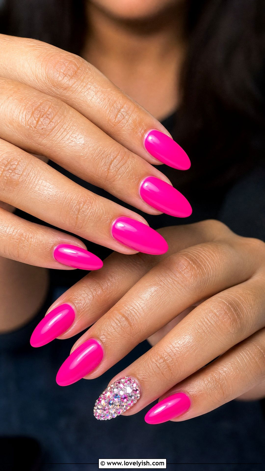 Hot Pink Barbie Nails - 44 nails designs - 44 nails designs