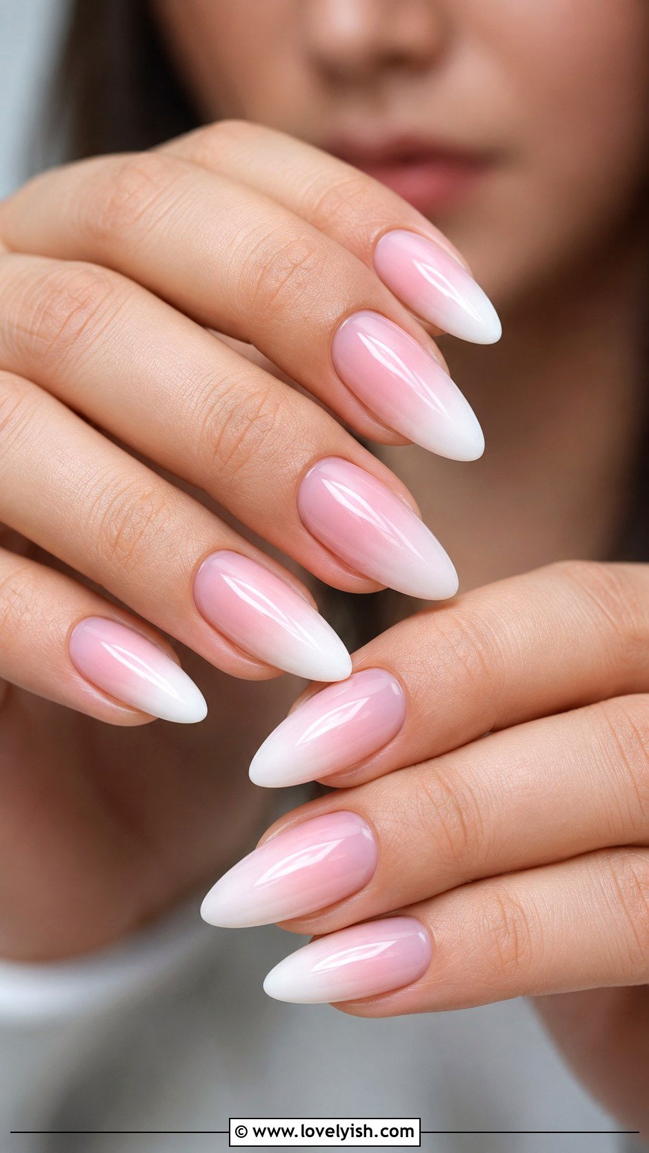 Hot Pink Coffin Nails With Rhinestones - 50 long pink nails - 50 long pink nails