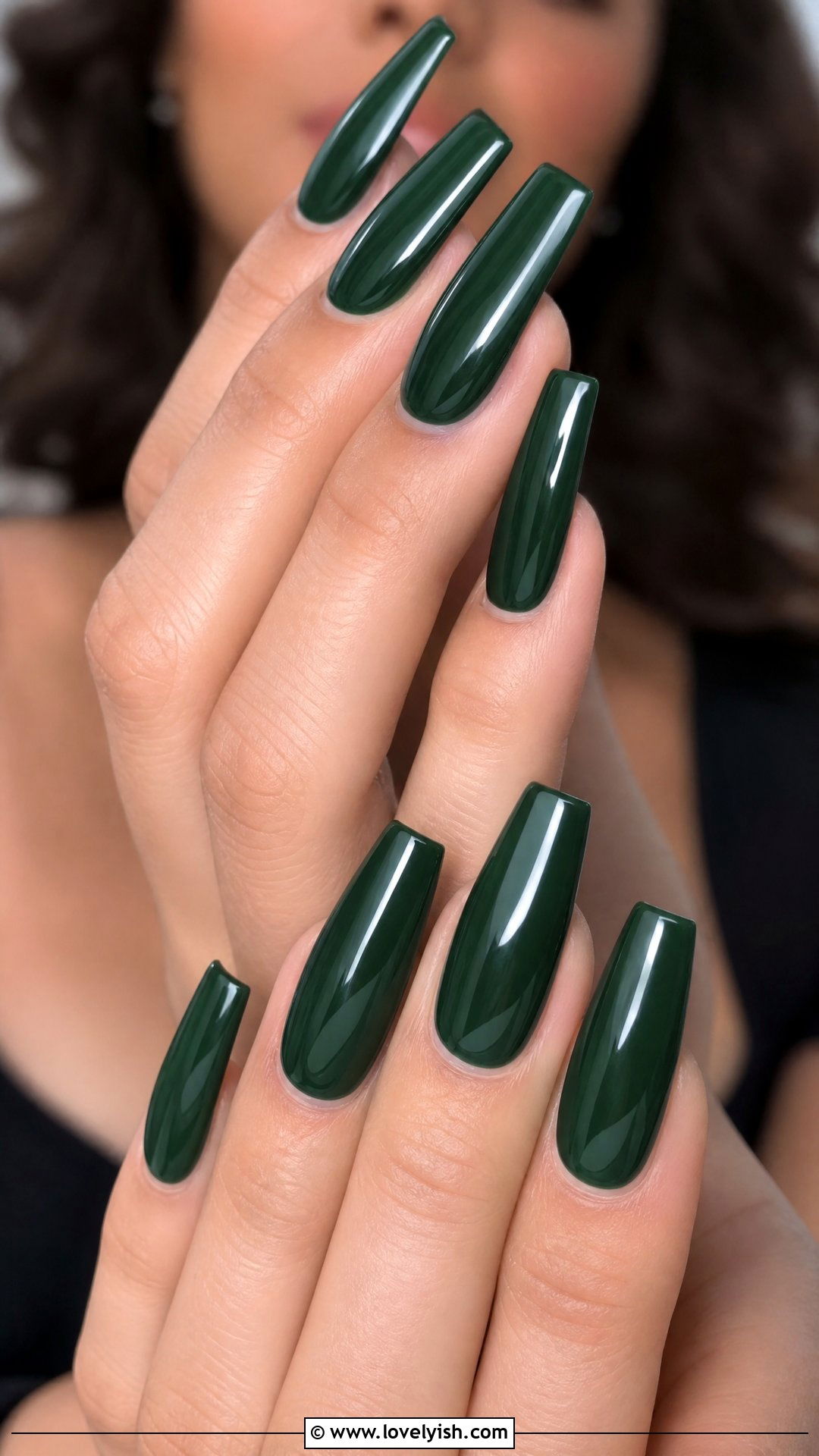 Hunter Green Nails - 49 nail colors - 49 nail colors