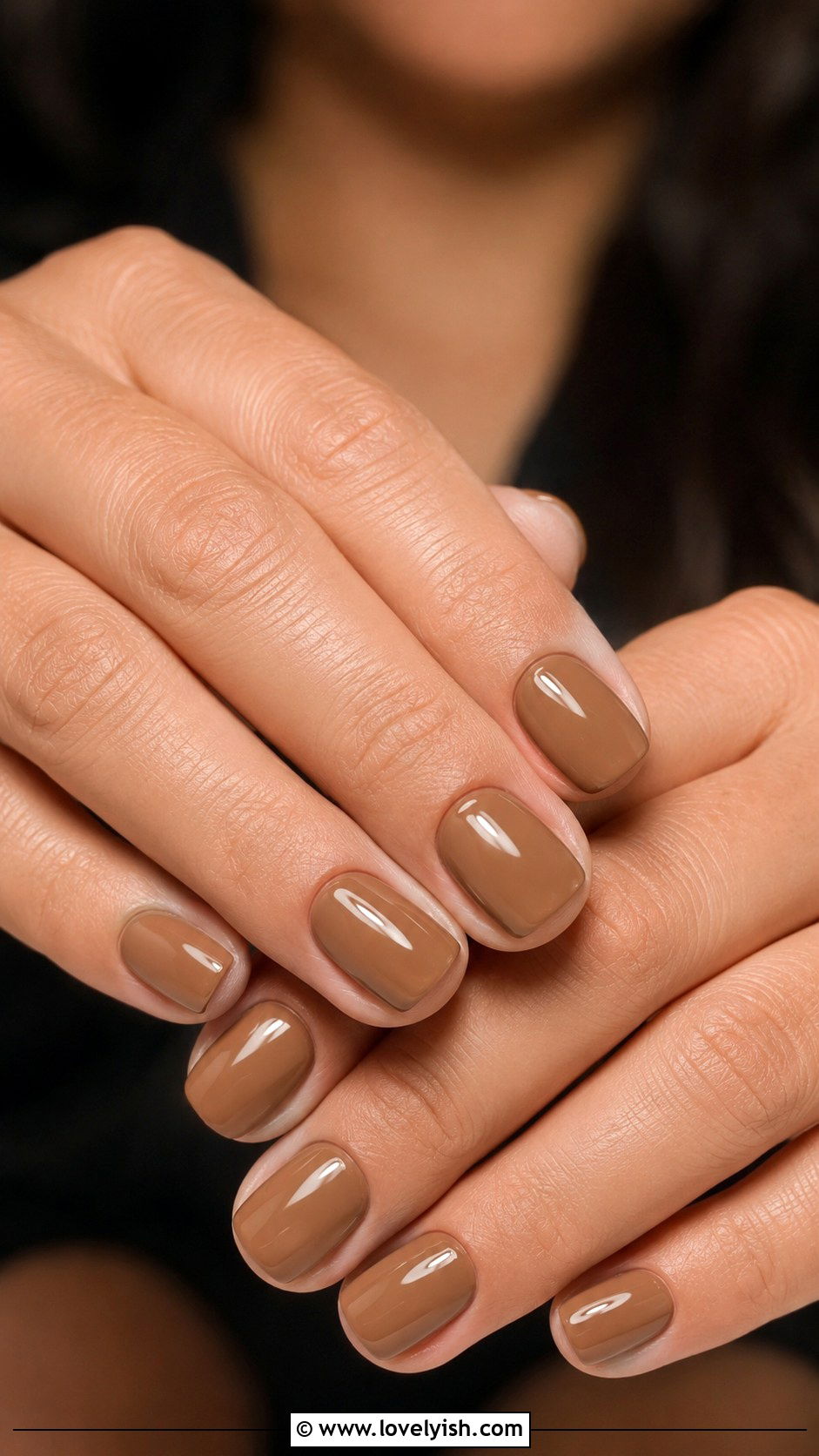 Iced Coffee Nude Nails - 50 pretty nails - 50 pretty nails
