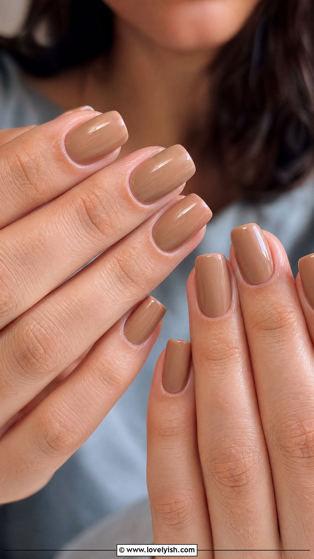 Iced Coffee Nude Nails - 50 cute nails - 50 cute nails
